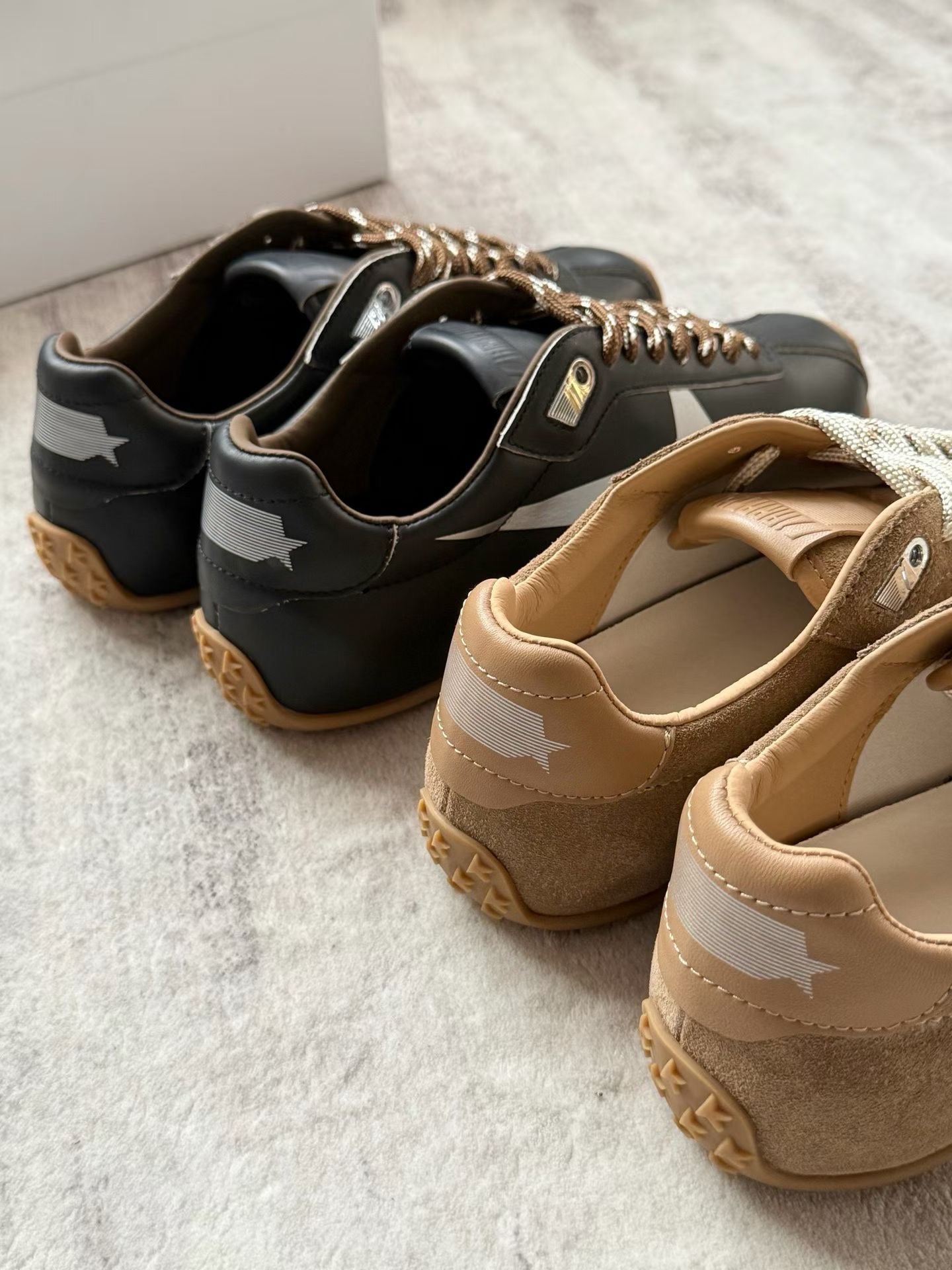 Vintage Star Leather Sneakers