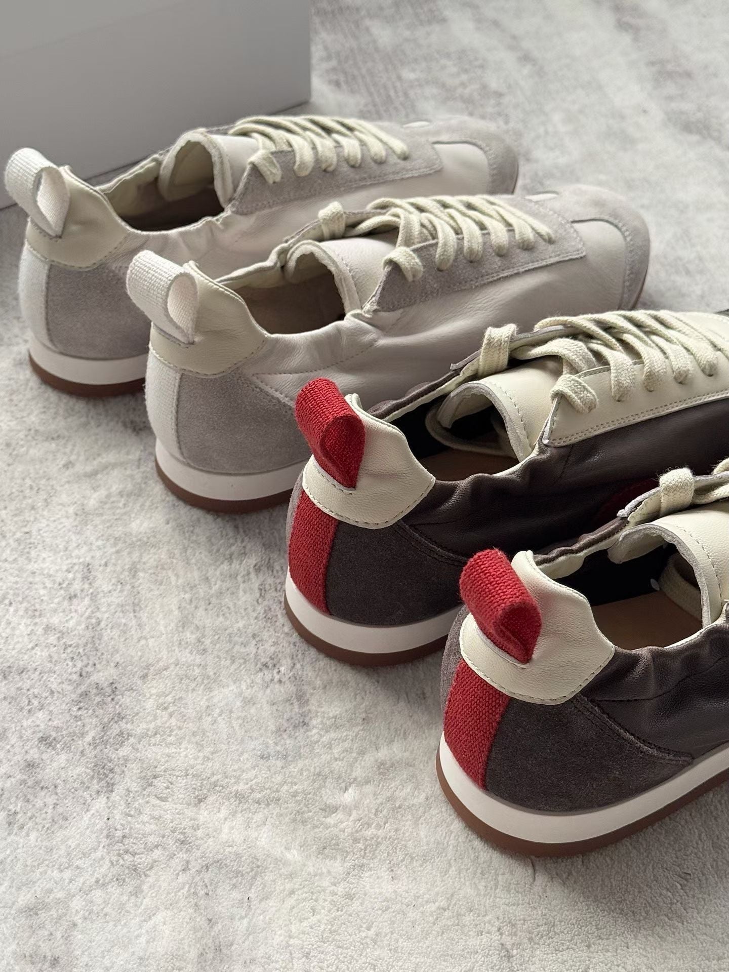 Suede Leather Retro Sneakers