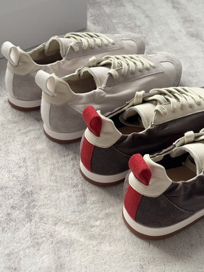 Suede Leather Retro Sneakers