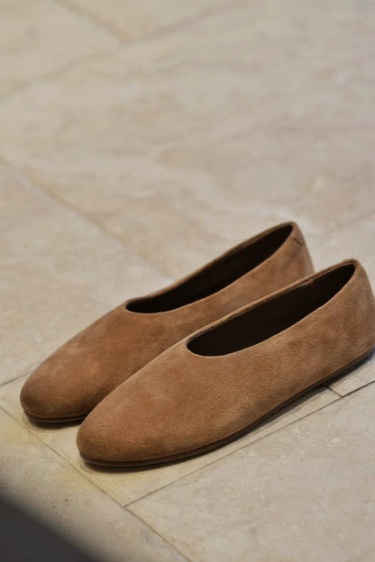 Classic Suede Mary Jane Flats