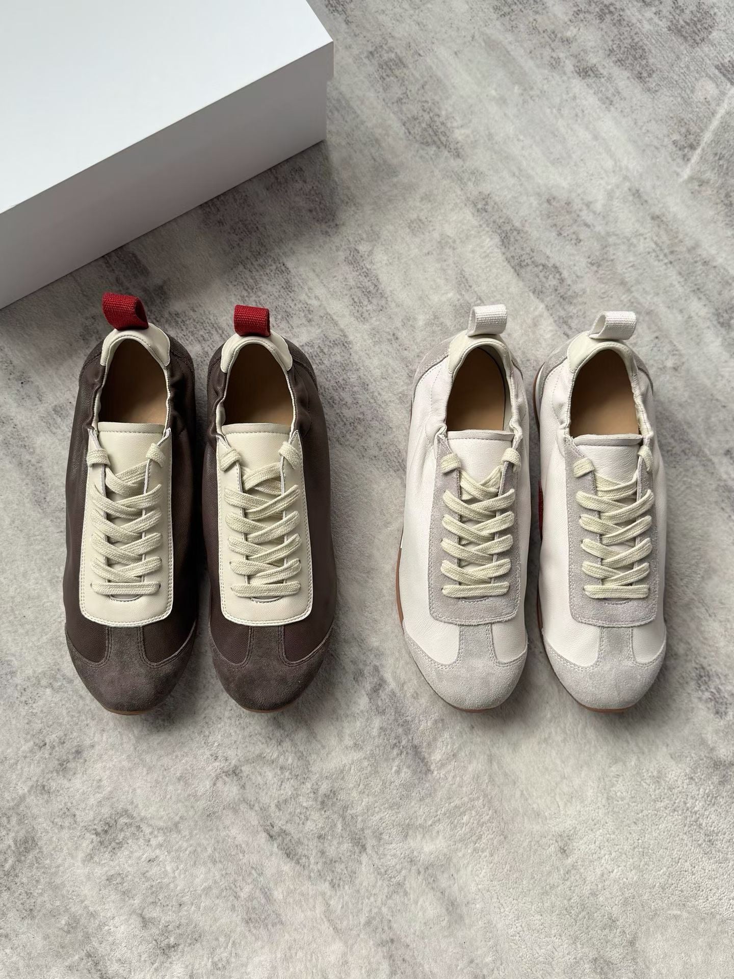 Suede Leather Retro Sneakers