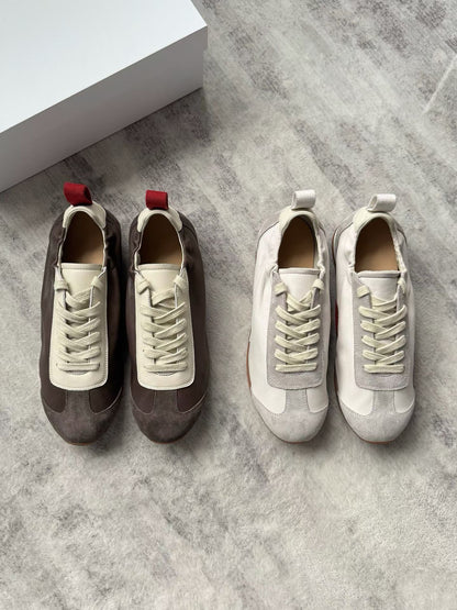 Suede Leather Retro Sneakers