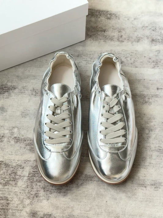Minimalist Leather Ballet Sneakers