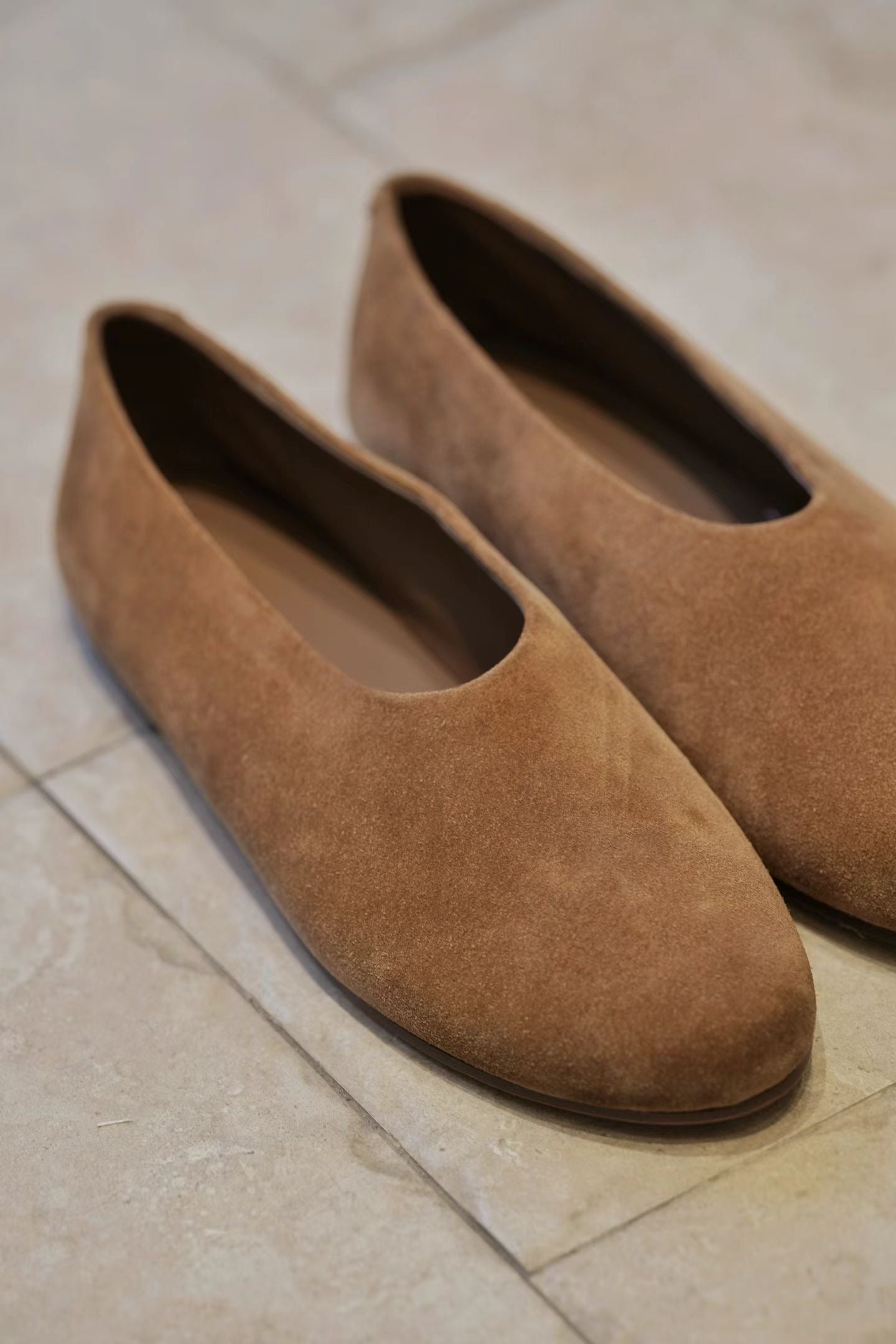 Classic Suede Mary Jane Flats