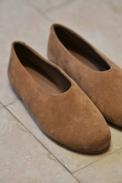 Classic Suede Mary Jane Flats