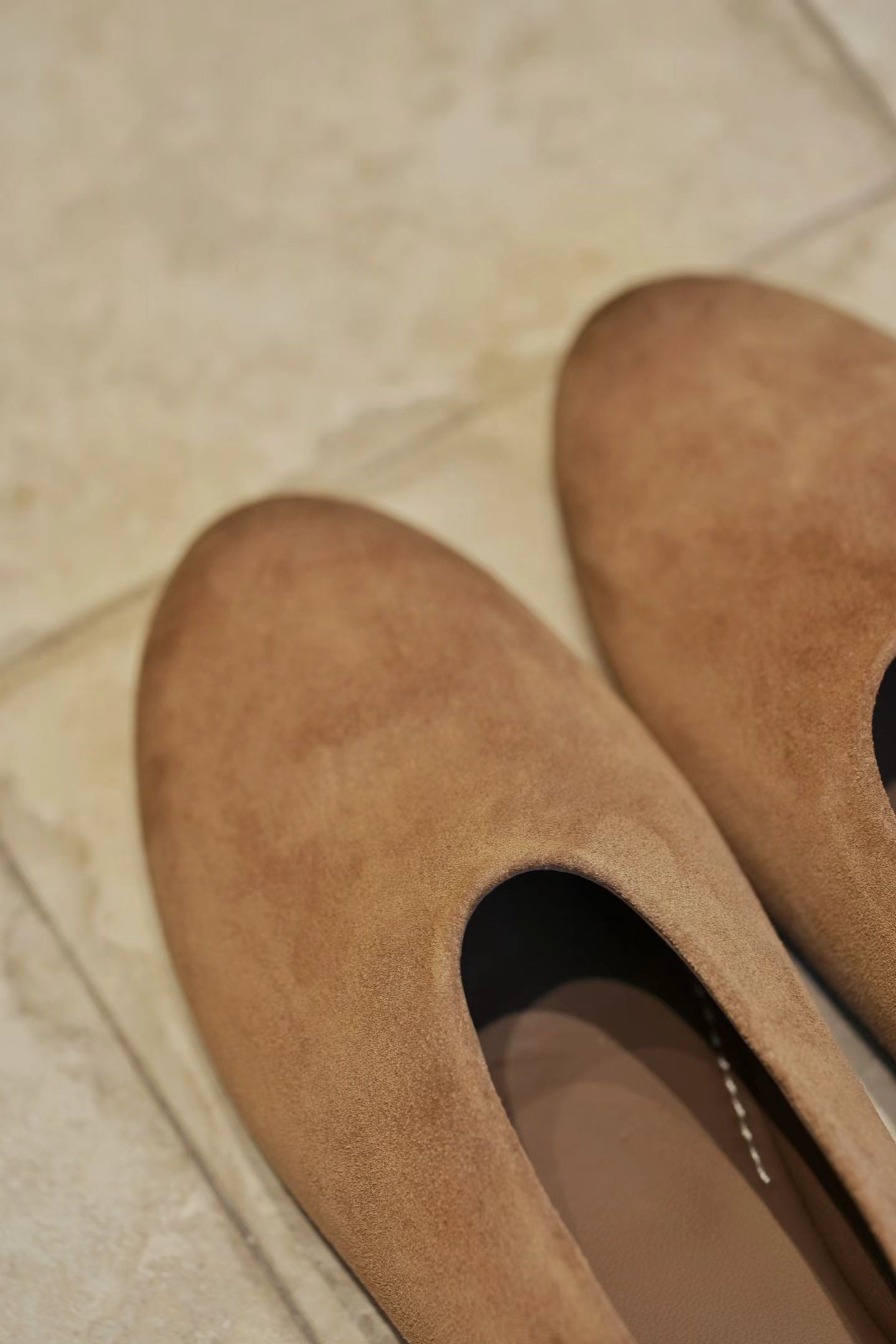 Classic Suede Mary Jane Flats