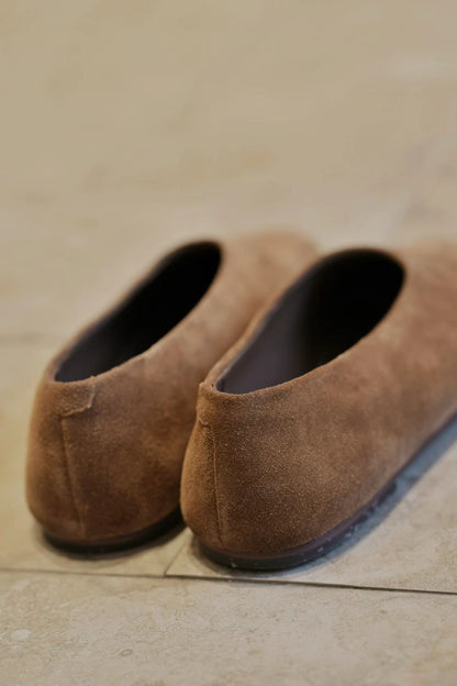 Classic Suede Mary Jane Flats