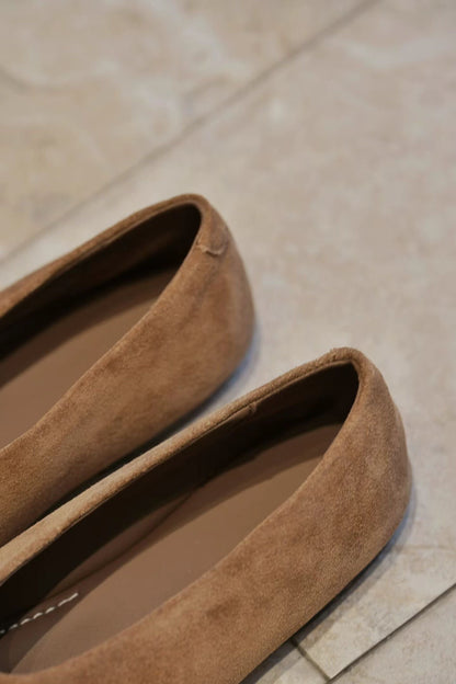 Classic Suede Mary Jane Flats