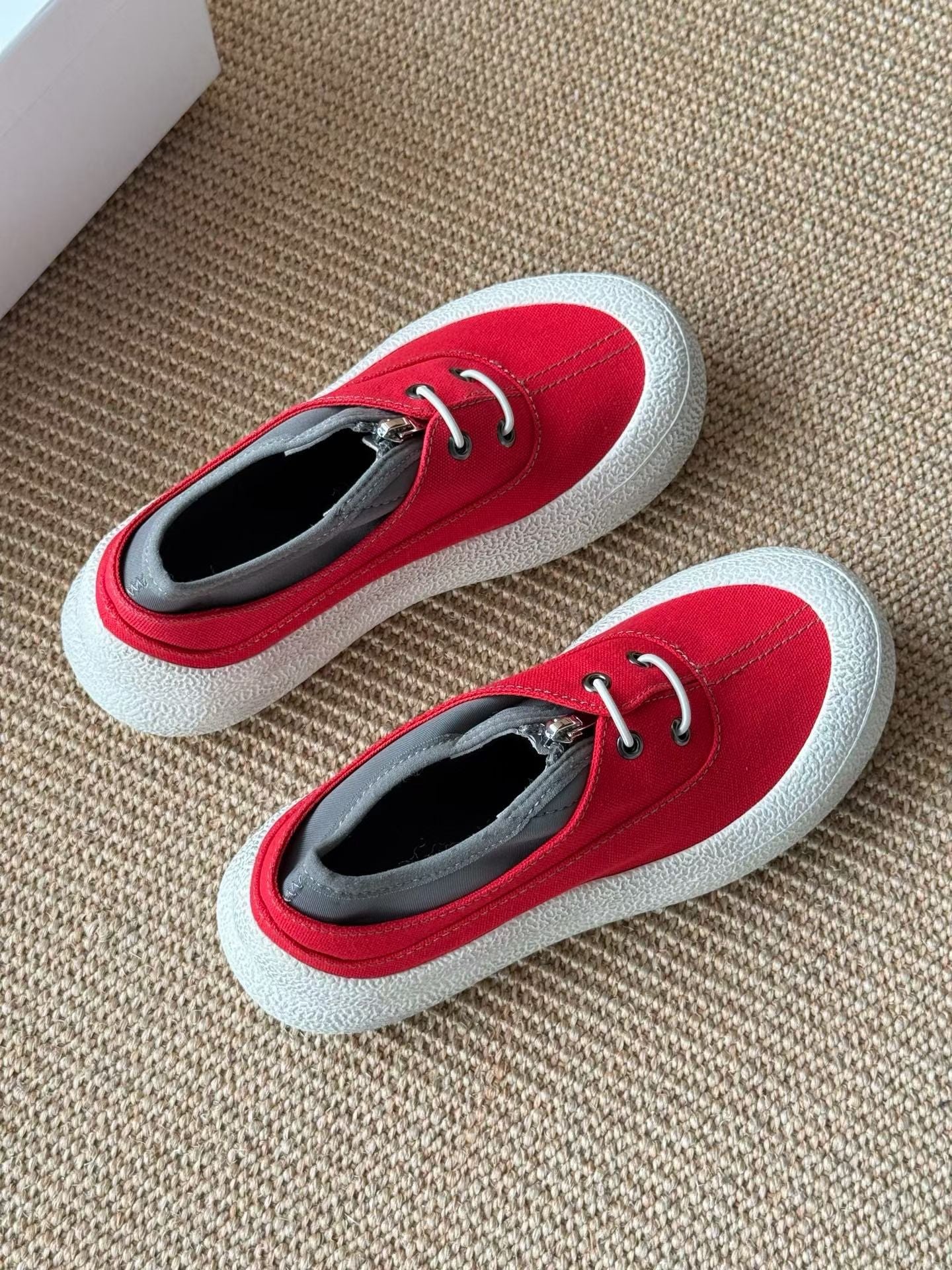 Canvas Platform Sneakers