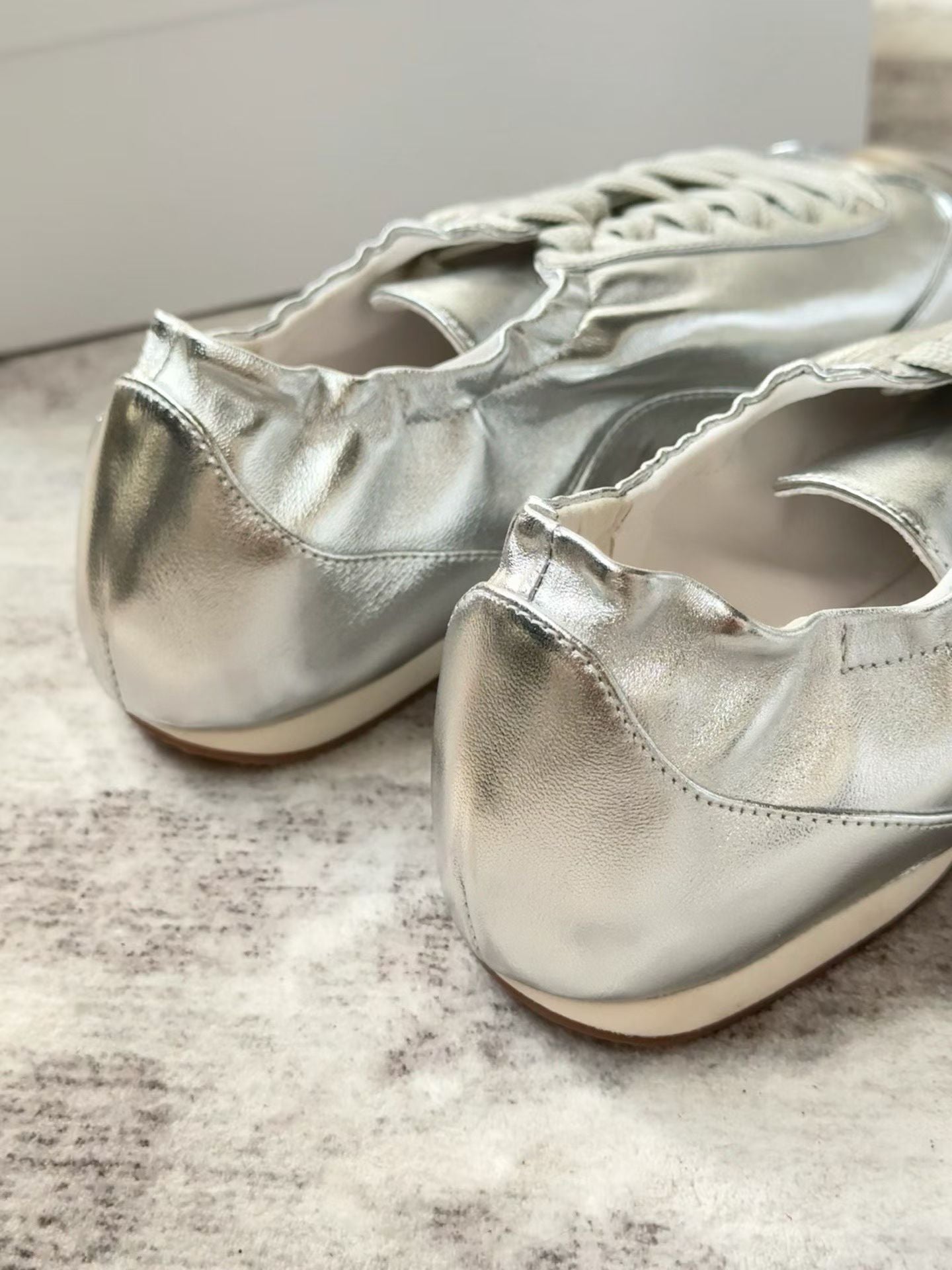 Minimalist Leather Ballet Sneakers