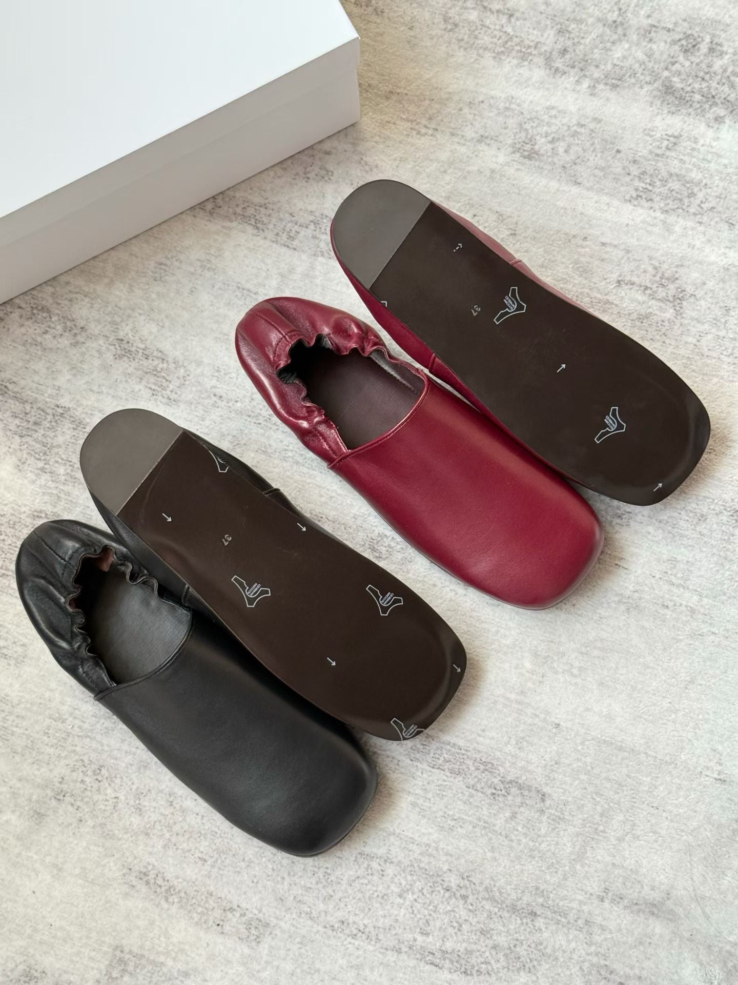 Soft Leather Slip-On Flats