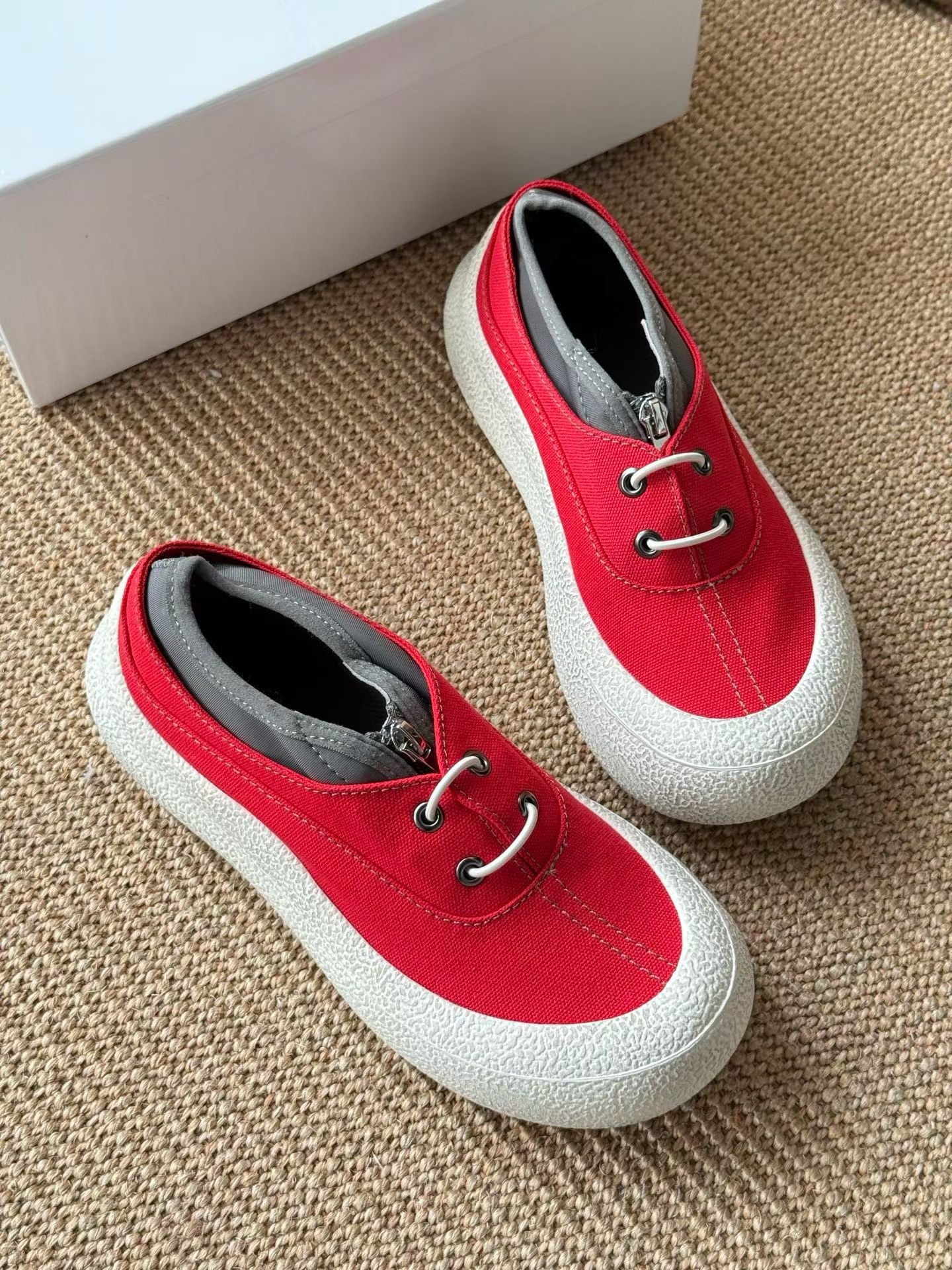 Canvas Platform Sneakers