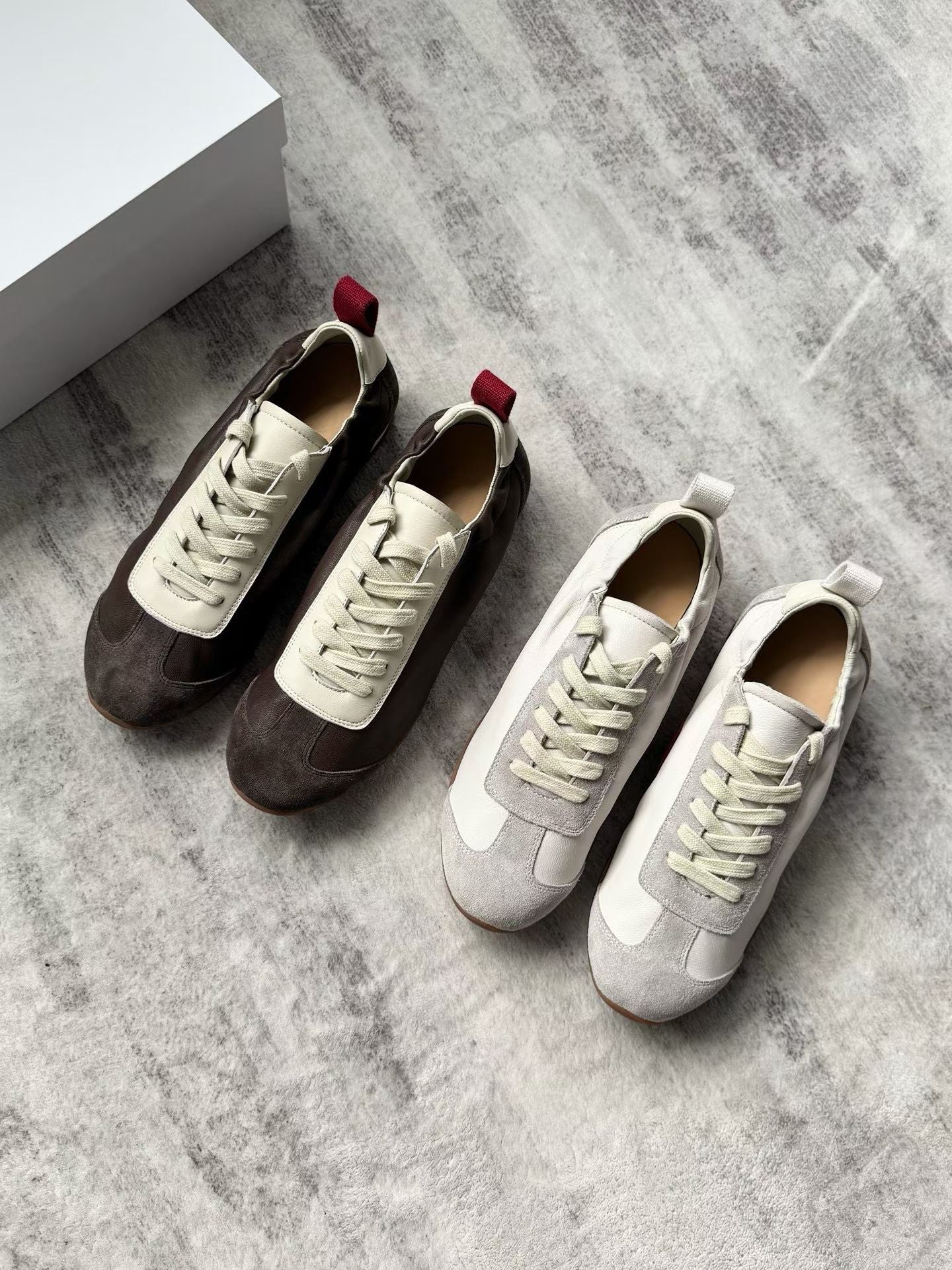 Suede Leather Retro Sneakers