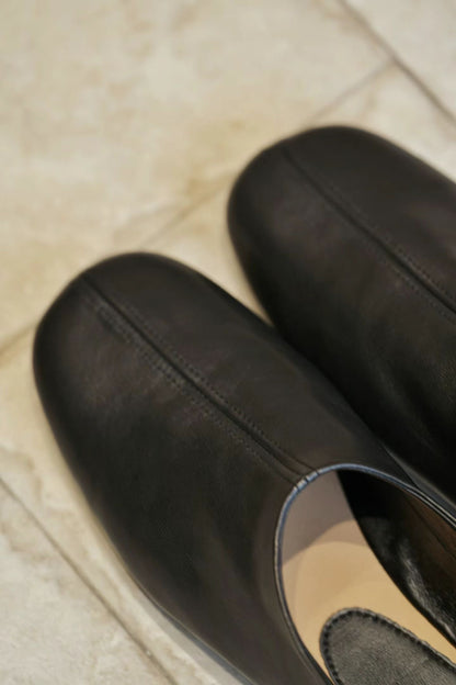 Minimalist Soft Leather Slip-On Flats